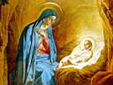 Дева Мария и младенец Иисус Христос, сын божий